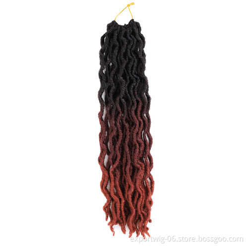 synthetic wavy Gypsy locs Hair nu Soft faux locs crochet jumbo crotchet hair Gypsy locs